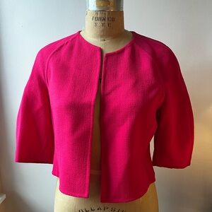 Akris Pink Cropped Wool‎ Bolero